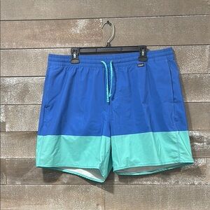 Patagonia Hydro board 6” shorts blue and Teal size XL